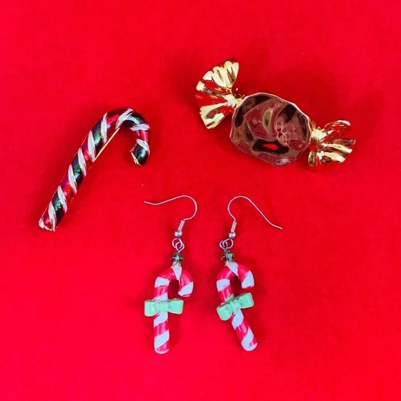 CHRISTMAS CANDY JEWELRY BUNDLE - Picture 2 of 7